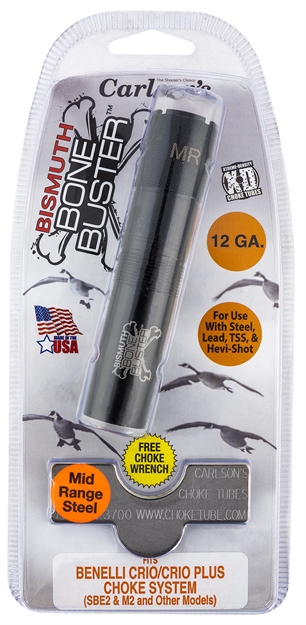 Picture of Carlson's Choke Tubes 09202 Bismuth Bone Buster Benelli Crio/Crio Plus 12 Gauge Mid-Range 17-4 Stainless Steel