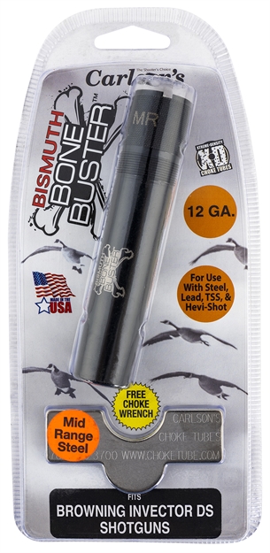 Picture of  Carlson's Choke Tubes 09206 Bismuth Bone Buster Browning Invector-Ds 12 Gauge Mid-Range 17-4 Stainless Steel