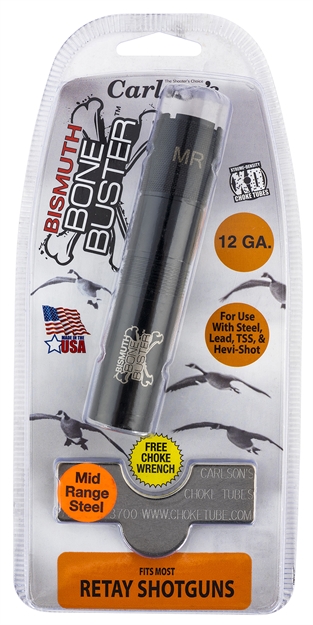 Picture of  Carlson's Choke Tubes 09210 Bismuth Bone Buster Retay 12 Gauge Mid-Range 17-4 Stainless Steel