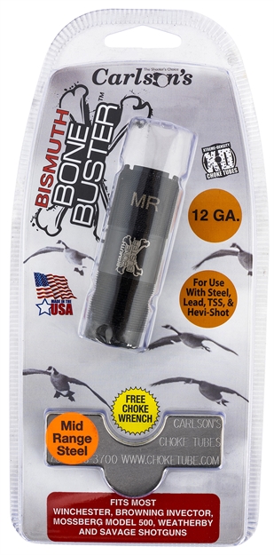 Picture of Carlson's Choke Tubes 09212 Bismuth Bone Buster Winchoke, Browning Invector, Mossberg 500 12 Gauge Mid-Range 17-4 Stainless Steel