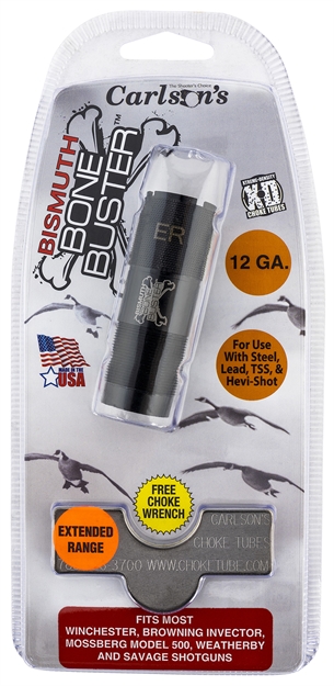 Picture of Carlson's Choke Tubes 09213 Bismuth Bone Buster Winchoke, Browning Invector, Mossberg 500 12 Gauge Extended Range 17-4 Stainless Steel