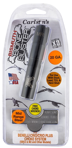 Picture of  Carlson's Choke Tubes 09216 Bismuth Bone Buster Benelli Crio/Crio Plus 20 Gauge Mid-Range 17-4 Stainless Steel