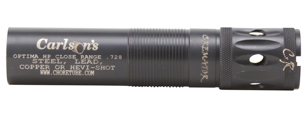 Picture of  Carlson's Choke Tubes 11563  Cremator Beretta Optima HP 12 Gauge Close Range Ported Steel