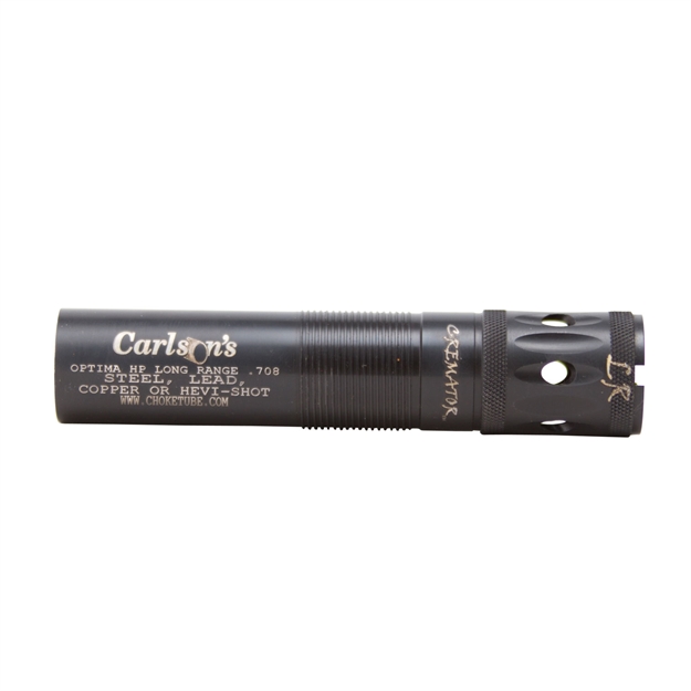 Picture of  Carlson's Choke Tubes 11567 Cremator  Beretta Optima HP 12 Gauge Long Range Ported 17-4 Stainless Steel