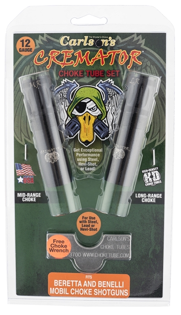 Picture of  Carlson's Choke Tubes 11612 Cremator 11612 Berretta/Benelli Mobil 12 Gauge Mid/Long Range Non-Ported 17-4 Stainless Steel 723189116125