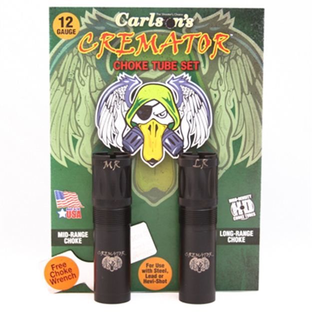 Picture of  Carlson's Choke Tubes 11612 Cremator 11612 Berretta/Benelli Mobil 12 Gauge Mid/Long Range Non-Ported 17-4 Stainless Steel