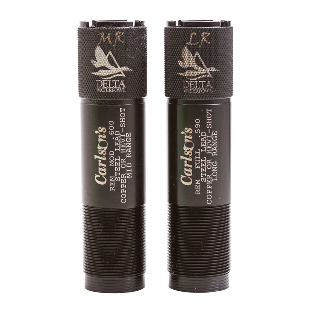 Picture of  Carlson's Choke Tubes 07262 Delta Waterfowl Extended Choke Remington Rem Choke 20 Gauge Mid-Range/Long Range 17-4 Stainless Steel 723189072629