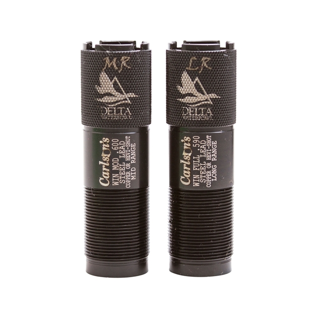Picture of  Carlson's Choke Tubes 07471 Delta Waterfowl Extended Choke Winchester 20 Gauge Mid-Range/Long Range 17-4 Stainless Steel 723189074715