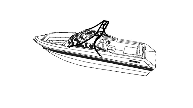 Picture of Carver Industries Inc Cvr Boat-18Vh W/Tow-Pg Gry