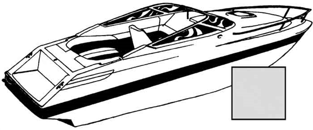 Picture of Carver Industries Inc Cvr Boat Lpc I/O 21 Gray