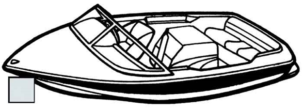 Picture of Carver Industries Inc Cvr Boat Tski I/O 20 Gray