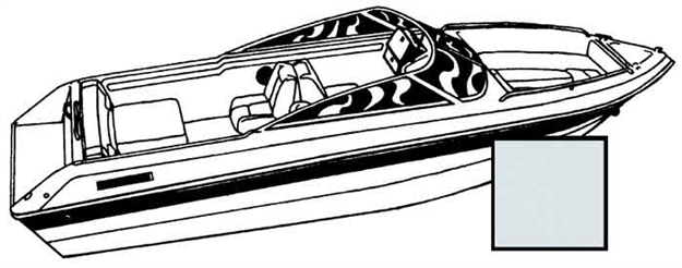 Picture of Carver Industries Inc Cvr Boat V21 O/B PG Gray