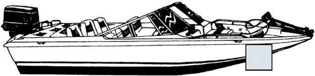 Picture of Carver Industries Inc Cvr F&S 19 OB PG Gray