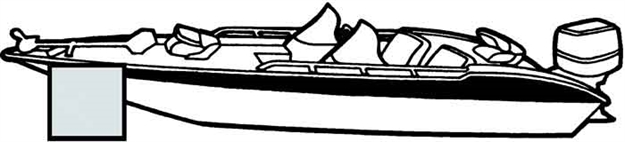 Picture of Carver Industries Inc Cvr WD Bass 20 PG Gray