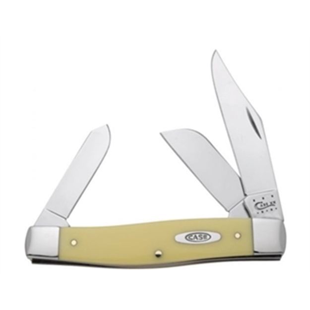 Picture of Case & Sons Cutlery CO LG Stckmn 41/4"-3Bl Yellow Knf