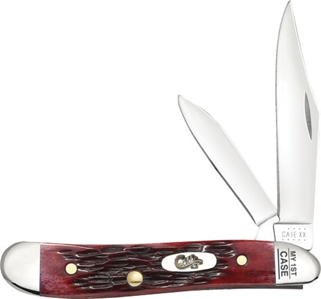 Picture of Case & Sons Cutlery CO Knives MY First Case Peach Seed Jig Old Red Peanut 03693