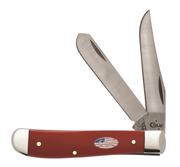 Picture of Case & Sons Cutlery CO Mini Trapper 2Bl 31/2" AW Red