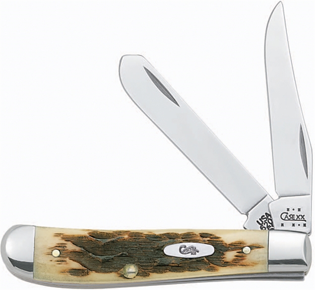 Picture of Case & Sons Cutlery CO SS Amber Bone Mini Trapper