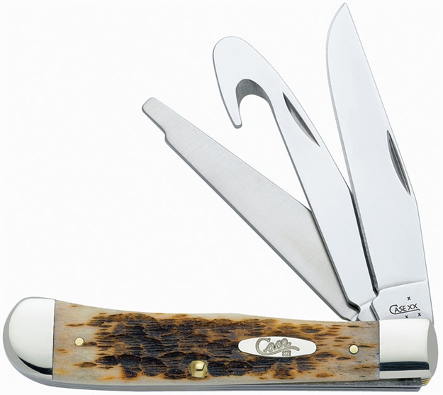 Picture of Case & Sons Cutlery CO SS Amber Hunter Trapper