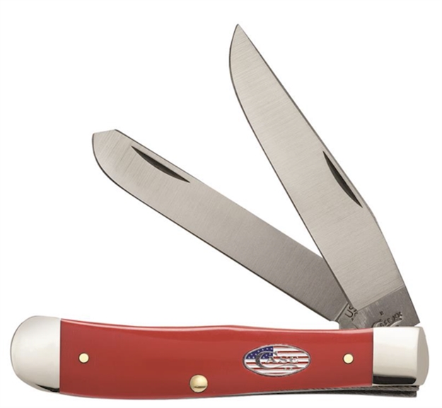 Picture of Case & Sons Cutlery CO Trapper 2Bl 41/8" AW Red