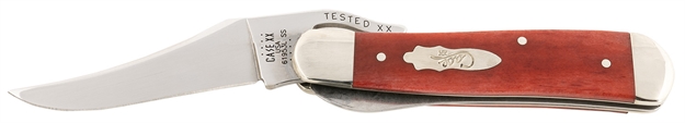 Picture of  Case 11322 Russlock  2.70" Folding Clip Point Plain Mirror Polished Tru-Sharp SS Blade/ Smooth Red Bone Handle