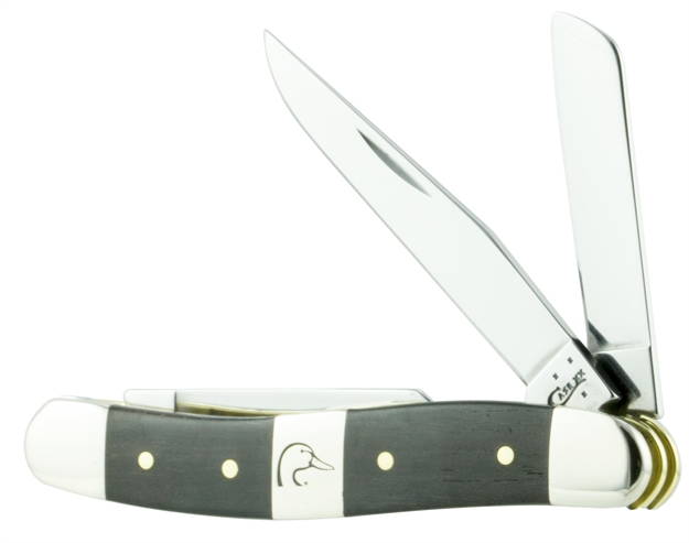 Picture of Case 17302 Stockman Folder Steel Clip Point/Sheepsfoot/Spey Ebony Wood