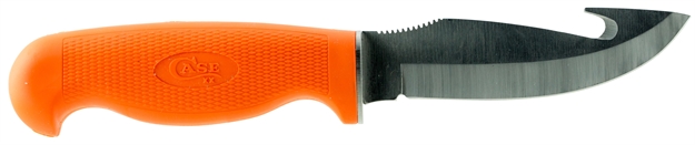 Picture of Case 6248 Hunter Fixed 4" Stainless Steel Gut Hook Synthetic Orange
