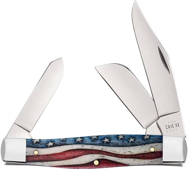 Picture of Case Knives LG Stockman Natural Bone 64142