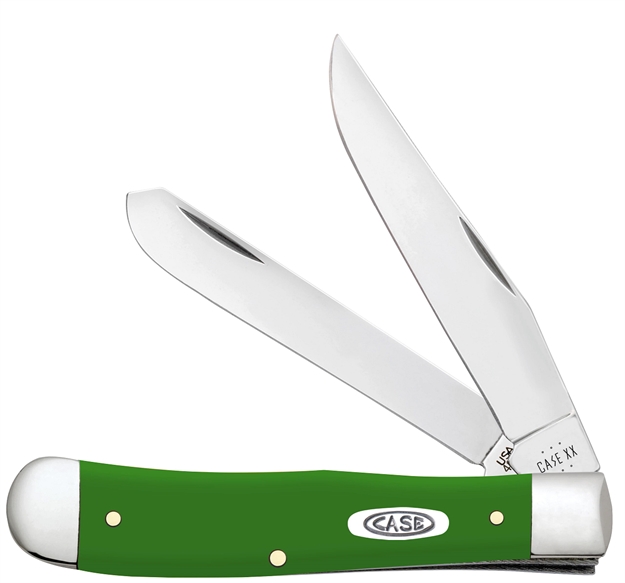 Picture of Case Knives Smooth Trapper Green Syn 53390