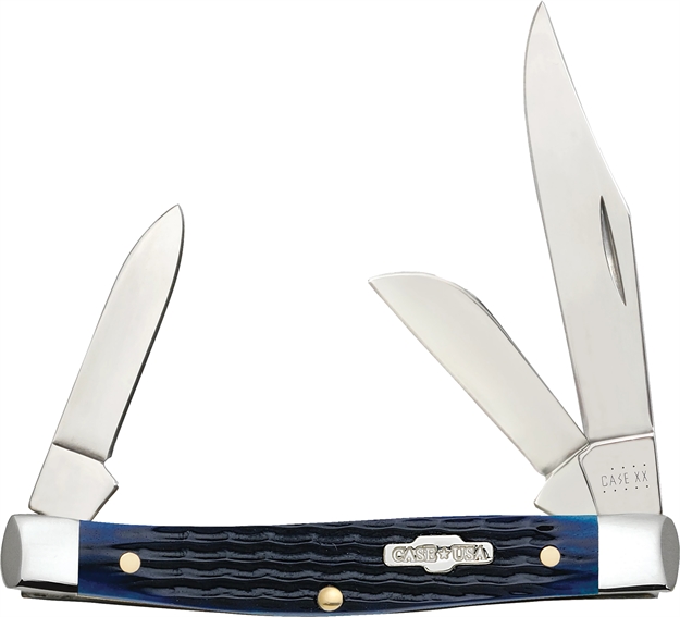 Picture of Case Medium Stockman Blue Bone 02806