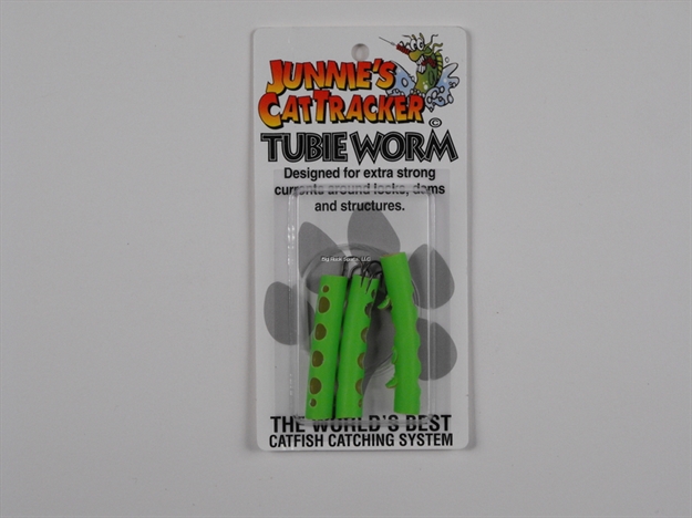 Picture of Cat Tracker Cttu3-Hg Tubie Worm Hot Green 3/Pk