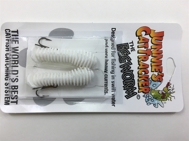 Picture of Cat Tracker Eggworm Wht Rigged 2Pk