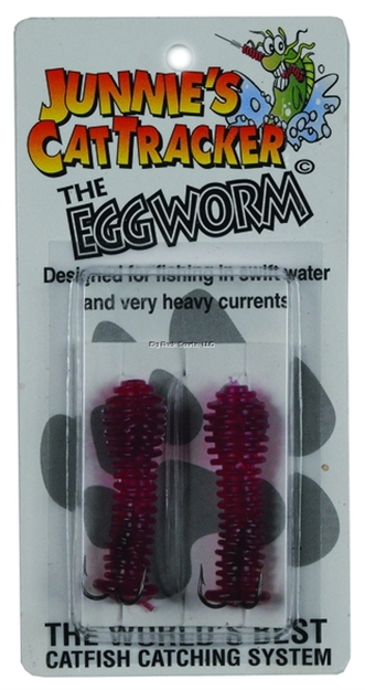 Picture of Cat Tracker Weg2-Purple Eggworm Purple Rigged 2/Pk
