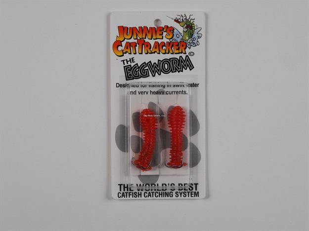 Picture of Cat Tracker Weg2-Red Eggworm Red Rigged 2/Pk
