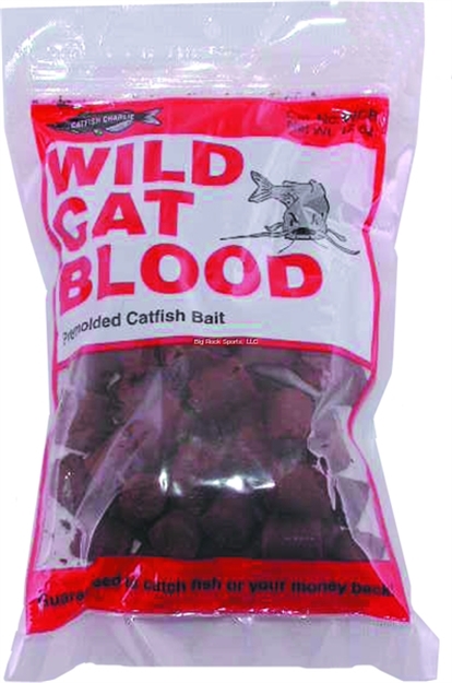 Picture of Catfish Charlie Bait Wildcat Dough Balls 12Oz Blood