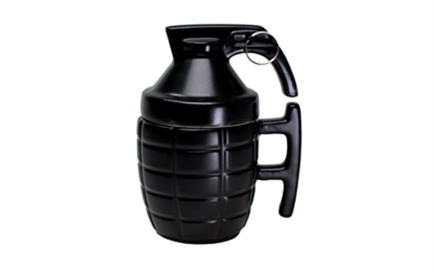 Picture of Cbg Grenade Mug W/Lid Black CBG-M-1069 024718514338