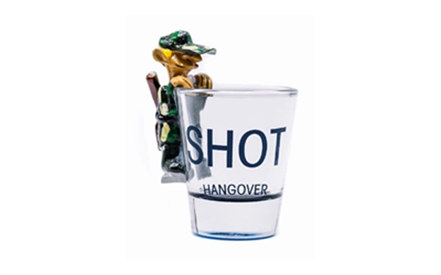 Picture of CBG SHOT HANGOVER SHOT GLASS 2 PK CBG-SG-1058 024718513898