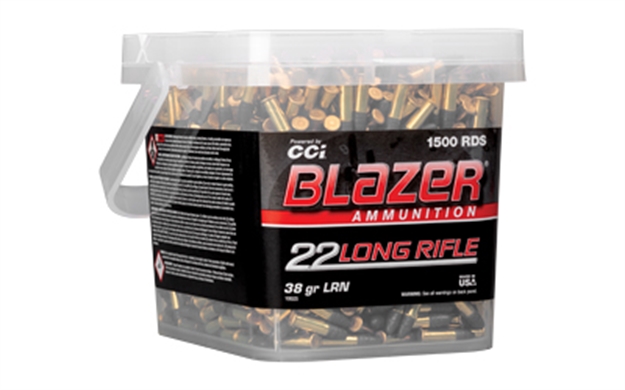 Picture of  Cci 10025 Blazer Rimfire 22Lr 38Gr Lead Round Nose 1500/Box 604544652321