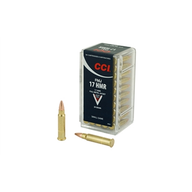 Picture of Cci/Speer Hmr Fmj Rimfire Ammo 17 Hmr, Fmj, 20 Grains, 2375 Fps, 50 Rounds, Boxed 0055