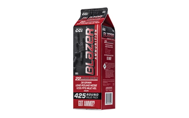 Picture of  Cci 10026 Blazer Rimfire 22Lr 38Gr Lead Round Nose 425 Per Box/8 Case 604544652406