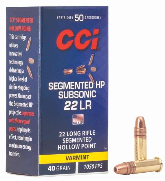 Picture of Cci 22Lr 40Gr Shp Sub-Sonic 50/5000