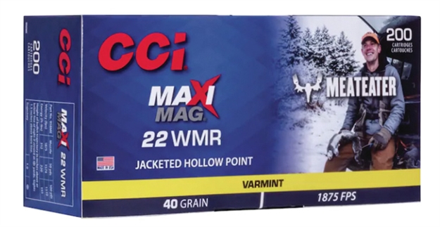 Picture of C.C.I. 22Wmr Maxi-Mag 40Gr Jhp Meat Eater 200Rd