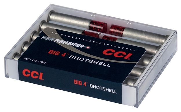 Picture of  Cci 3718Cc Big 4 Shotshell 44Rem Mag/44S&W Spl 110Gr #4Shot 10 Per Box/20 Case
