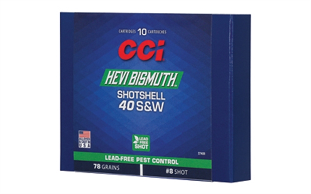 Picture of  Cci 3740B Pest Control Hevi-Bismuth 40S&W 10 Per Box/20 Case