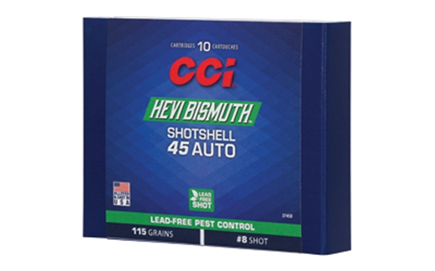 Picture of  Cci 3745B Pest Control Hevi-Bismuth 45Acp 10 Per Box/20 Case 604544695755