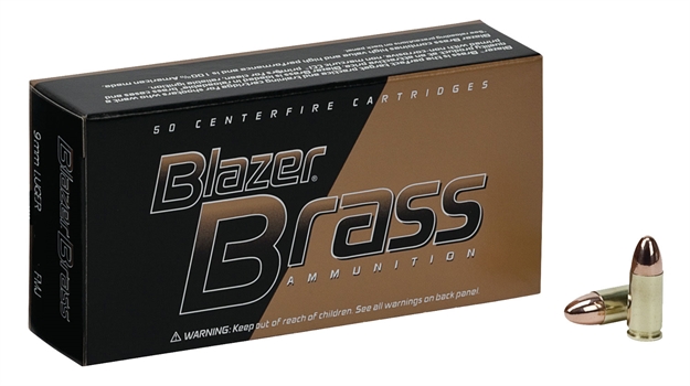 Picture of Cci 5203    Blazer Brass 9Mm 147 Fmj         50/20