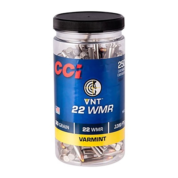 Picture of Cci Ammo 22 Wmr 30Gr Vnt 250Ct Bottle