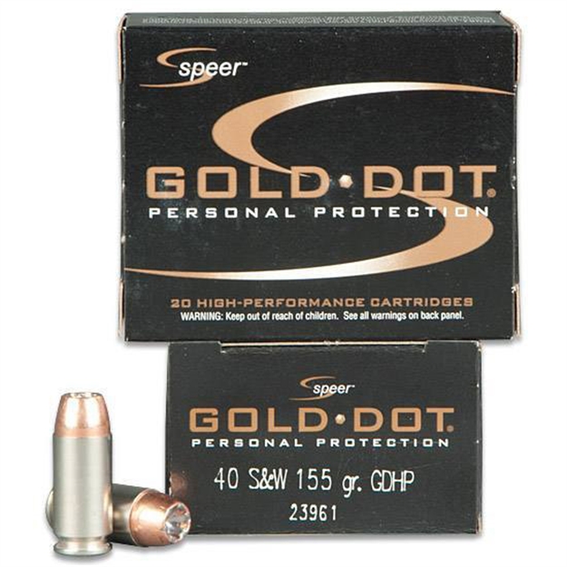 Picture of Cci Ammo 40Sw 155Gr Gold Dot HP 20Pk (25)