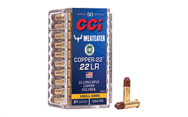 Picture of Cci/Speer Copper-22 Rimfire Ammo 22 LR 21Gr Chp, 50 Rnd 925CC 604544617467