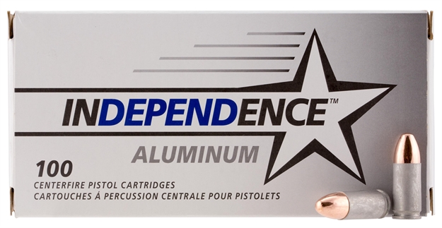 Picture of Cci Ial9115100 Independence 9Mm Luger 115 GR Full Metal Jacket 100 Bx/ 5 CS